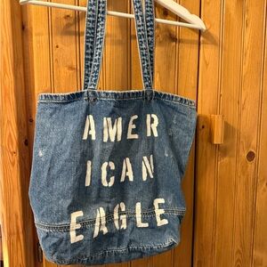 American Eagle Outfitters Blue Denim Shoulder Bag